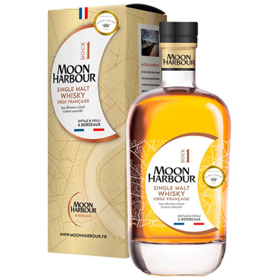 Виски Moon Harbour Dock 1 Single Malt Chateau Rieussec in gift box 0,7 л фото