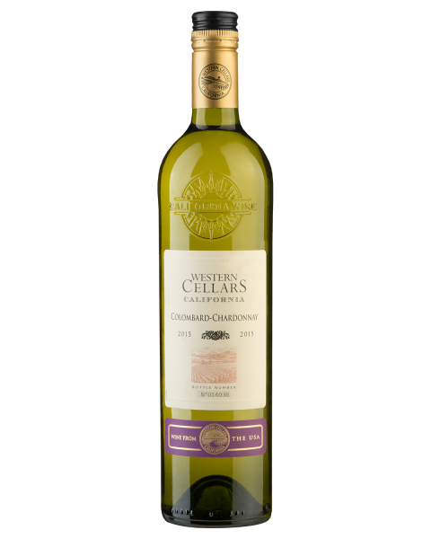 Вино Белое Полусухое Western Cellars Colombar-Chardonnay 2022 0,75 л фото