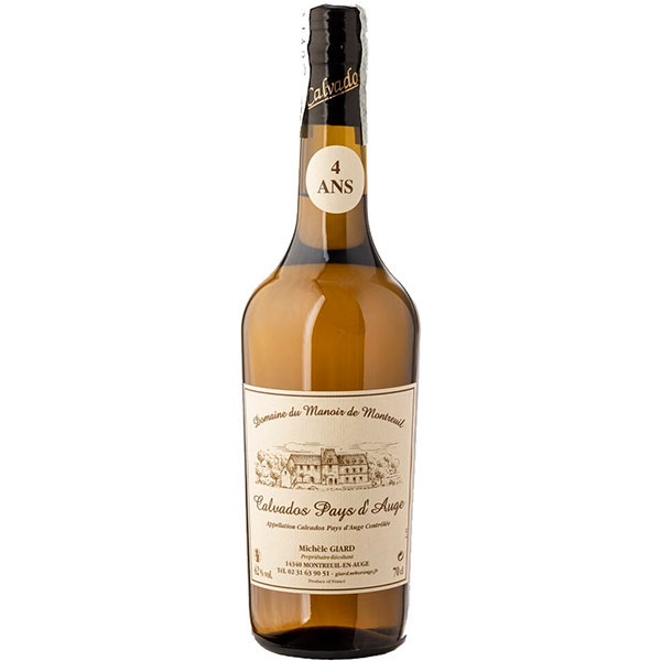 Кальвадос Domaine du Manoir de Montreuil 4 Ans Calvados Pays d'Auge 0,7 л фото