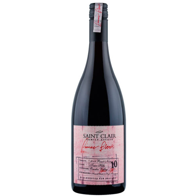 Вино Красное Сухое Saint Clair Pioneer Block 10 Twin Hills Pinot Noir Marlborough 2018 0,75 л фото