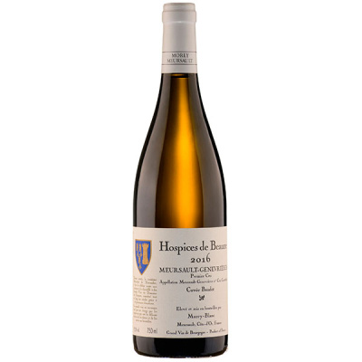 Вино Белое Сухое Morey-Blanc Hospices de Beaune Meursault-Genevrieres 1-er Cru Cuvee Baudot 2016 0,75 л фото