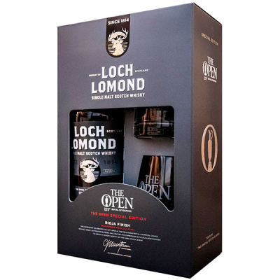 Виски Loch Lomond The Open Special Edition 151 Royal Liverpool Rioja Finish with 2 glasses in gift box 0,7 л фото