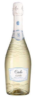 Вино игристое Белое Брют Cielo e Terra Cielo Blanc de Blancs 2024 0,75 л фото