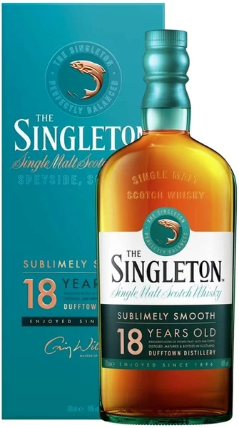 Виски Dufftown Singleton 18 Years Old Single Malt Speyside in gift box 0,7 л фото
