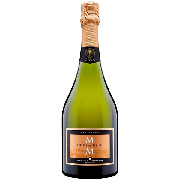 Вино игристое Белое Сухое MM Reserva de la Familia Brut Nature Cava 2018 0,75 л фото
