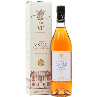 Коньяк Vallein Tercinier VSOP Premium Selection in gift box 0,7 л фото