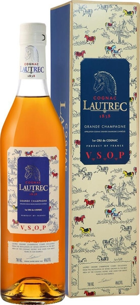 Коньяк Lautrec VSOP Grande Champagne in gift box 0,7 л фото