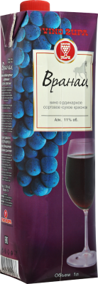 Вино Красное Сухое Vino Zupa Vranac 1 л фото