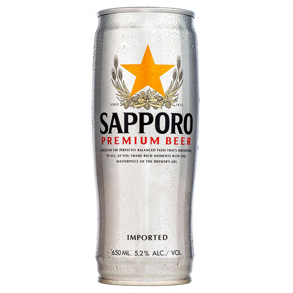 Пиво Sapporo in can 0,65 л фото