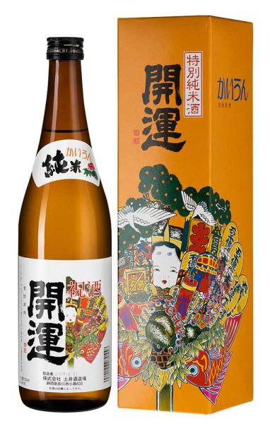Саке Kaiun Tokubetsu Junmai in gift box 0,72 л фото