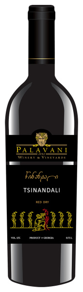 Вино Красное Сухое Palavani Tsinandali 2021 0,75 л фото