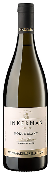 Вино Белое Сухое Inkerman Winemaker's Selection Kokur Blan 2022 0,75 л фото