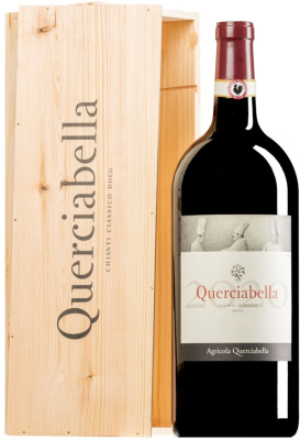 Вино Красное Сухое Querciabella Chianti Classico in wooden box 2021 3 л фото