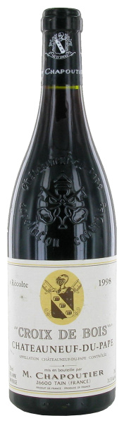 Вино Красное Сухое M. Chapoutier Croix de Bois Chateuneuf-Du-Pape 1998 0,75 л фото