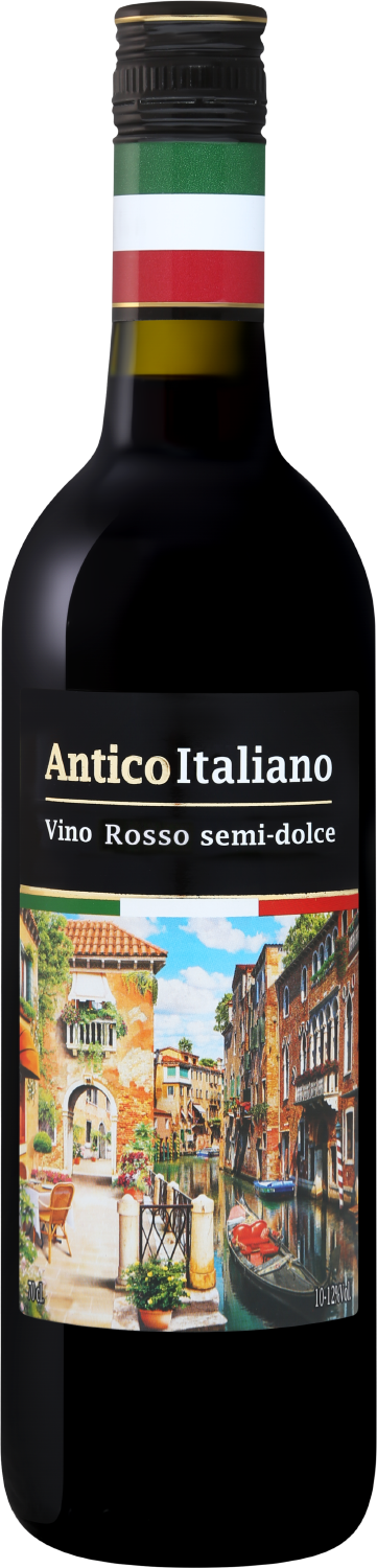 Вино Красное Полусладкое Antico Italiano Rosso Semi-dolce 0,7 л фото