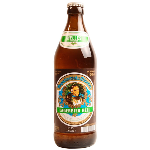 Пиво Augustiner Lagerbier Hell 0,50 л фото