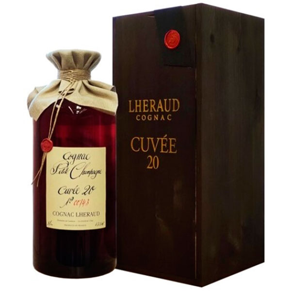 Коньяк Lheraud Cuvee 20 in wooden box 5 л фото