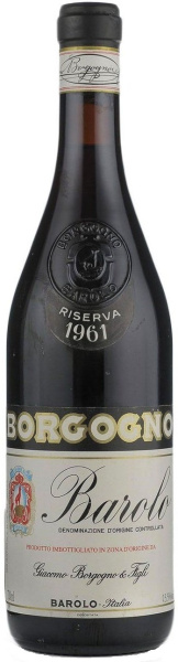 Вино Бароло Ризерва 1961 Красное Сухое 13,5% 0,72 л фото