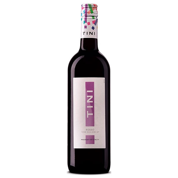 Вино Белое Сухое TINI Rosso Terre Siciliane 2020 0,75 л фото