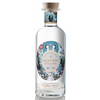 Джин Ginetic Dry Gin in gift box 0,70 л фото