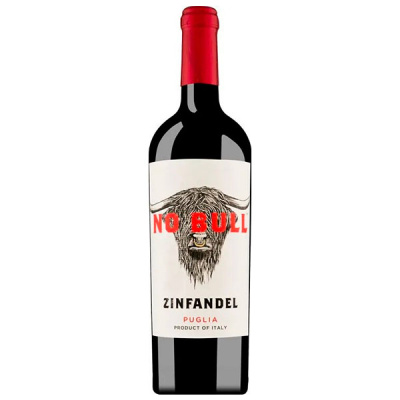 Вино Красное Сухое No Bull Zinfandel Puglia 2019 0,75 л фото