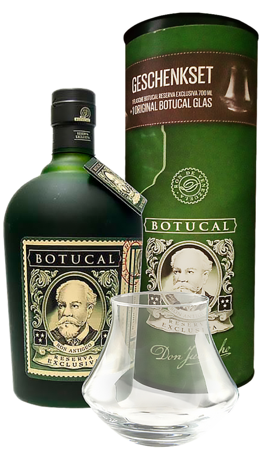 Ром Botucal Reserva Exclusivain with a glass in tube 0,7 л фото