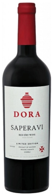 Вино Красное Сухое Askaneli Dora Saperavi Qvevri 2016 0,75 л фото