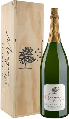 Вино игристое Белое Брют Mangin et Fils Assemblage des Terroirs Brut Champagne in wooden box 2021 3 л фото