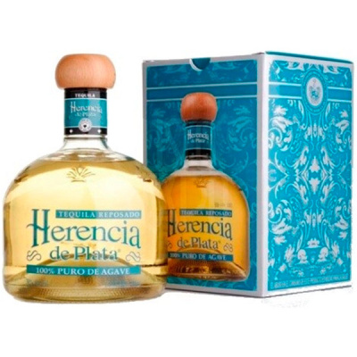 Текила Herencia de Plata Reposado in gift box 0,7 л фото