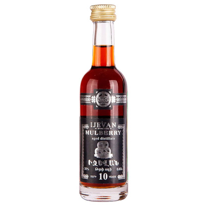 Бренди Ijevan Mulberry 10 years 0,05 л фото