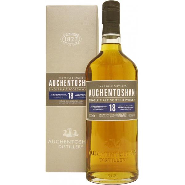 Виски Auchentoshan 18 years old Single Malt Lowland in gift box 0,7 л фото