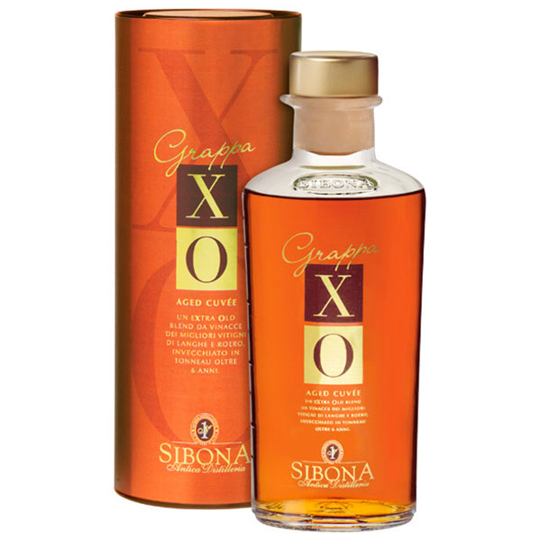 Граппа Sibona XO in tube 0,50 л фото
