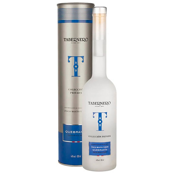 Писко Tabernero Coleccion Privada Mosto Verde Quebranta in tube 0,50 л фото