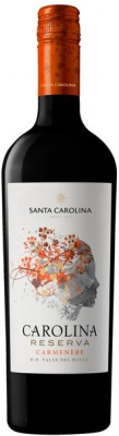 Вино Красное Сухое Santa Carolina Carolina Reserva Carmenere Cachapoal Valley 2022 0,75 л фото