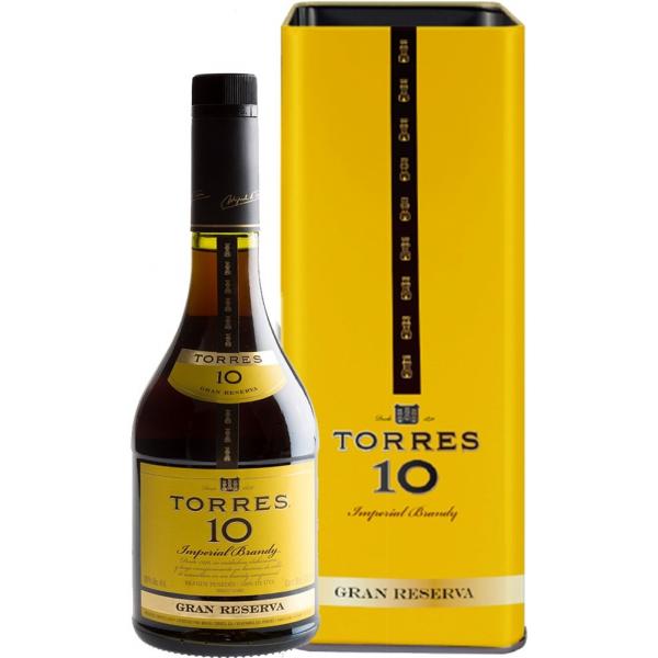 Бренди Torres 10 Gran Reserva in gift box 0,70 л фото