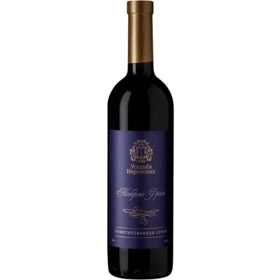 Вино Красное Сухое Usadba Perovskih Cabernet Franc Limited Series Sevastopol 2019 0,75 л фото