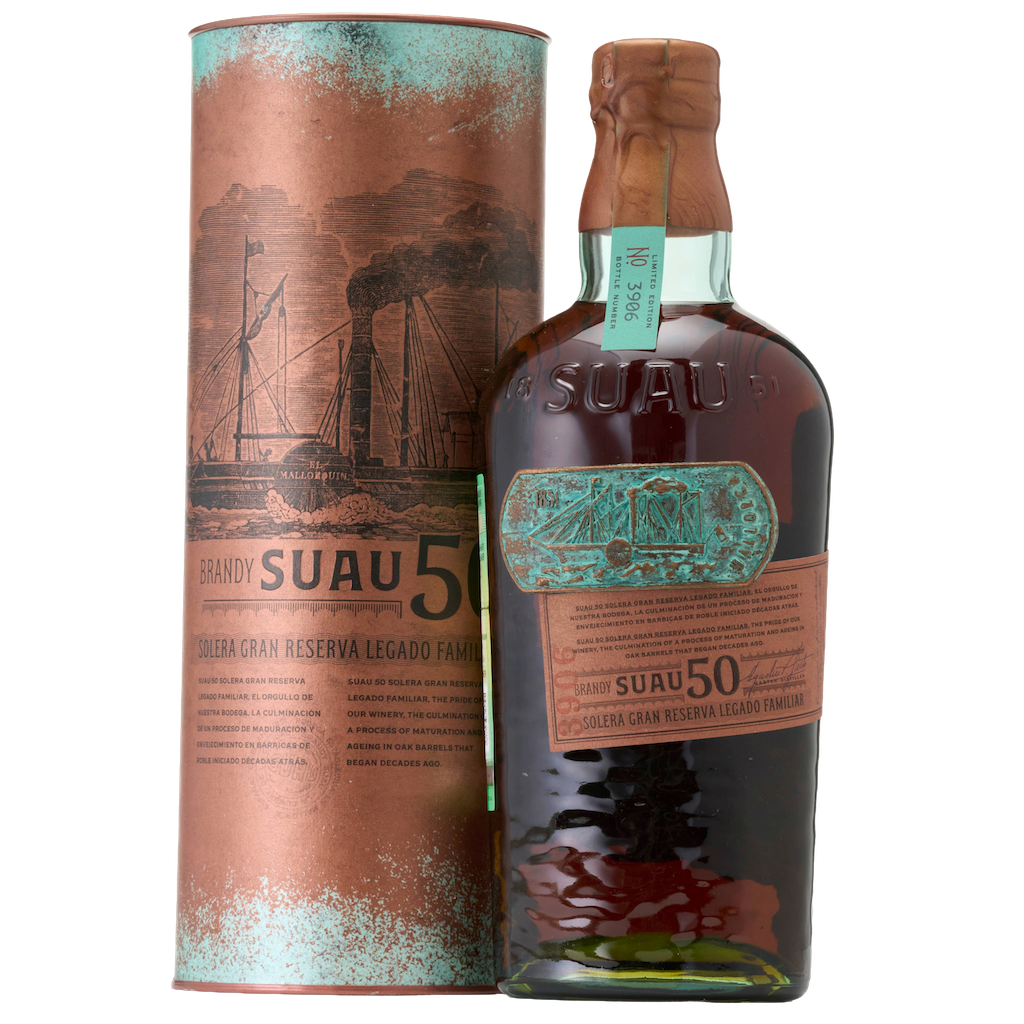 Бренди Suau 50 Solera Gran Reserva Legado Familiar in tube 0,7 л фото