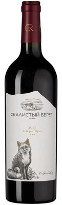 Вино Красное Сухое Skalistyj Bereg Cabernet Franc Kuban Anapa 2023 0,75 л фото