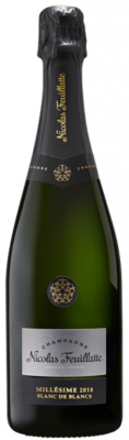 Вино игристое Белое Брют Nicolas Feuillatte Millesime Blanc de Blancs Champagne 2018 0,75 л фото