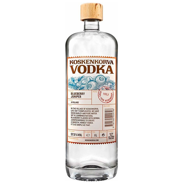 Водка Koskenkorva Blueberry Juniper 1 л фото