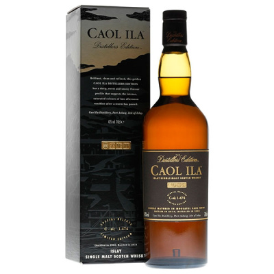 Виски Caol Ila Distiller's Edition Double Matured Moscatel Cask Wood Single Malt Islay in box 0,7 л фото