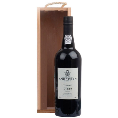 Портвейн Andresen Vintage in wooden box 2009 0,75 л фото