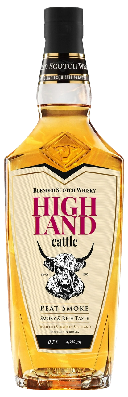 Виски Highland Cattle Peat Smoke 0,7 л фото