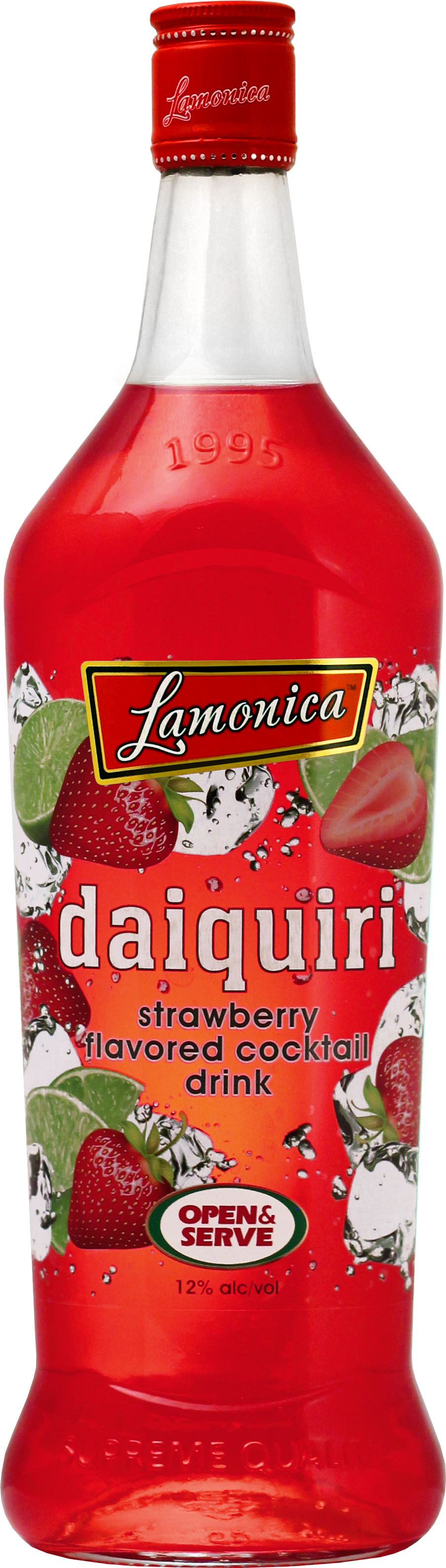Ликер Lamonica Strawberry Daiquiri 0,85 л фото