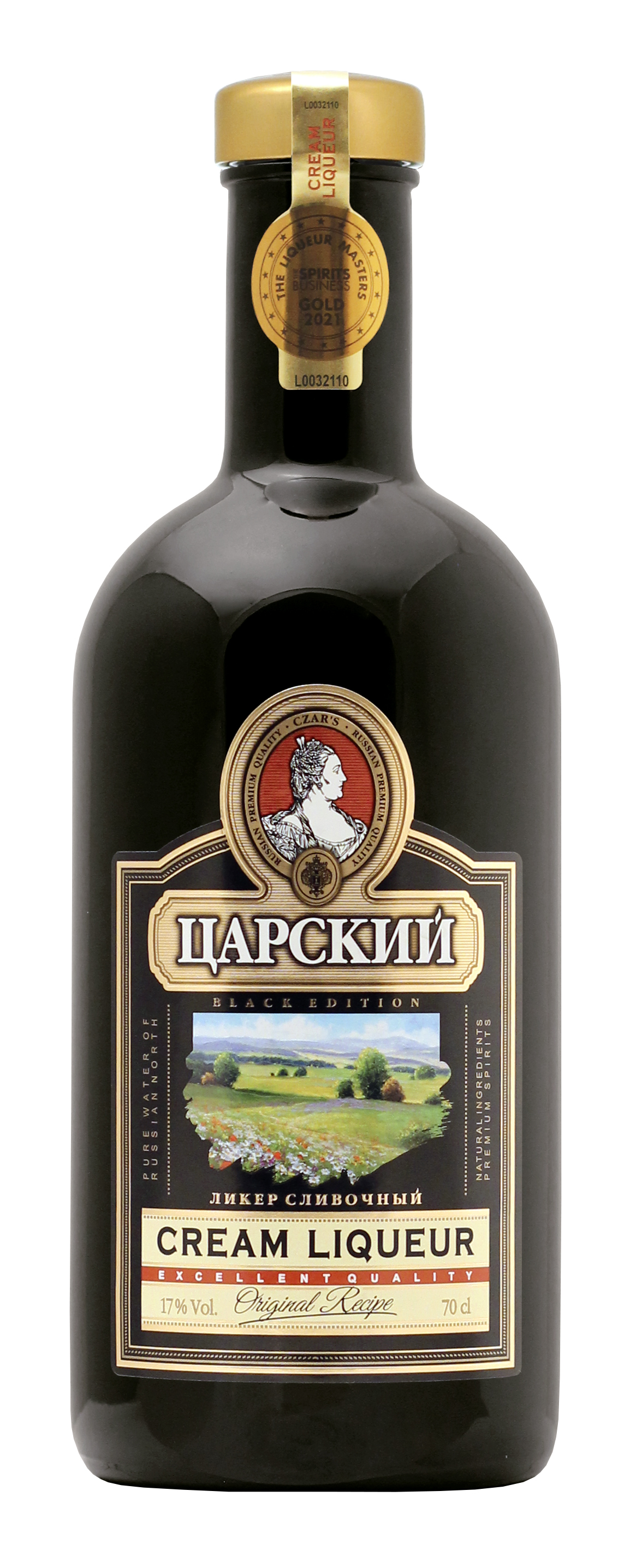 Ликер Tsarskiy Cream Black 0,7 л фото