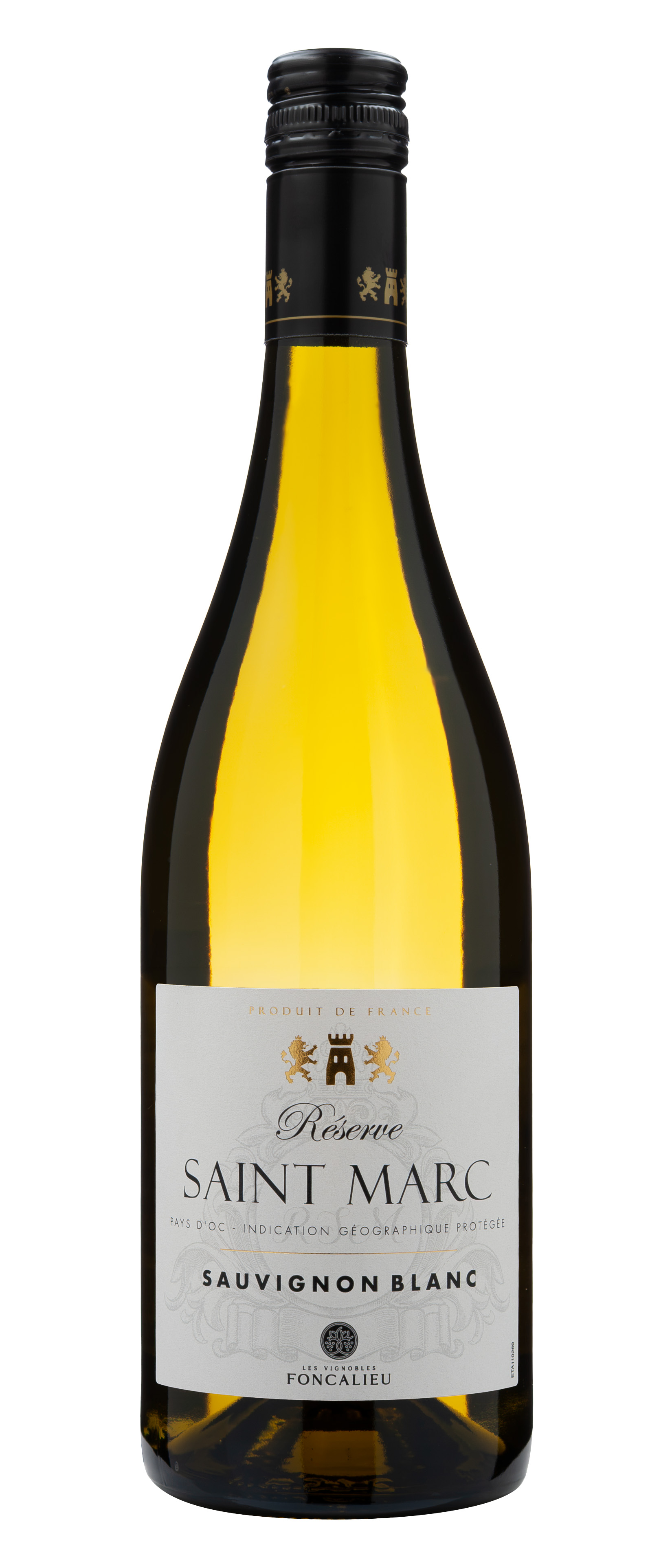 Вино Белое Сухое Les Vignobles Foncalieu Reserve Saint Marc Sauvignon Blanc 2025 0,75 л фото