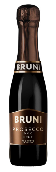 Вино игристое Бруни Просекко Брют 2024 Белое Брют 11% 0,2 л фото