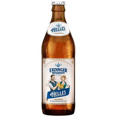 Пиво Светлое Erdinger Helles 0,5 л фото
