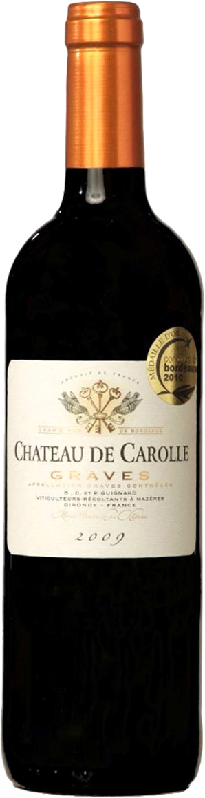 Вино Красное Сухое Chateau de Carolle Graves 2015 0,75 л фото