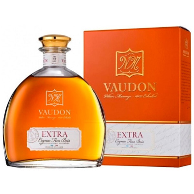 Коньяк Vaudon Extra Fins Bois in gift box 1980 0,7 л фото